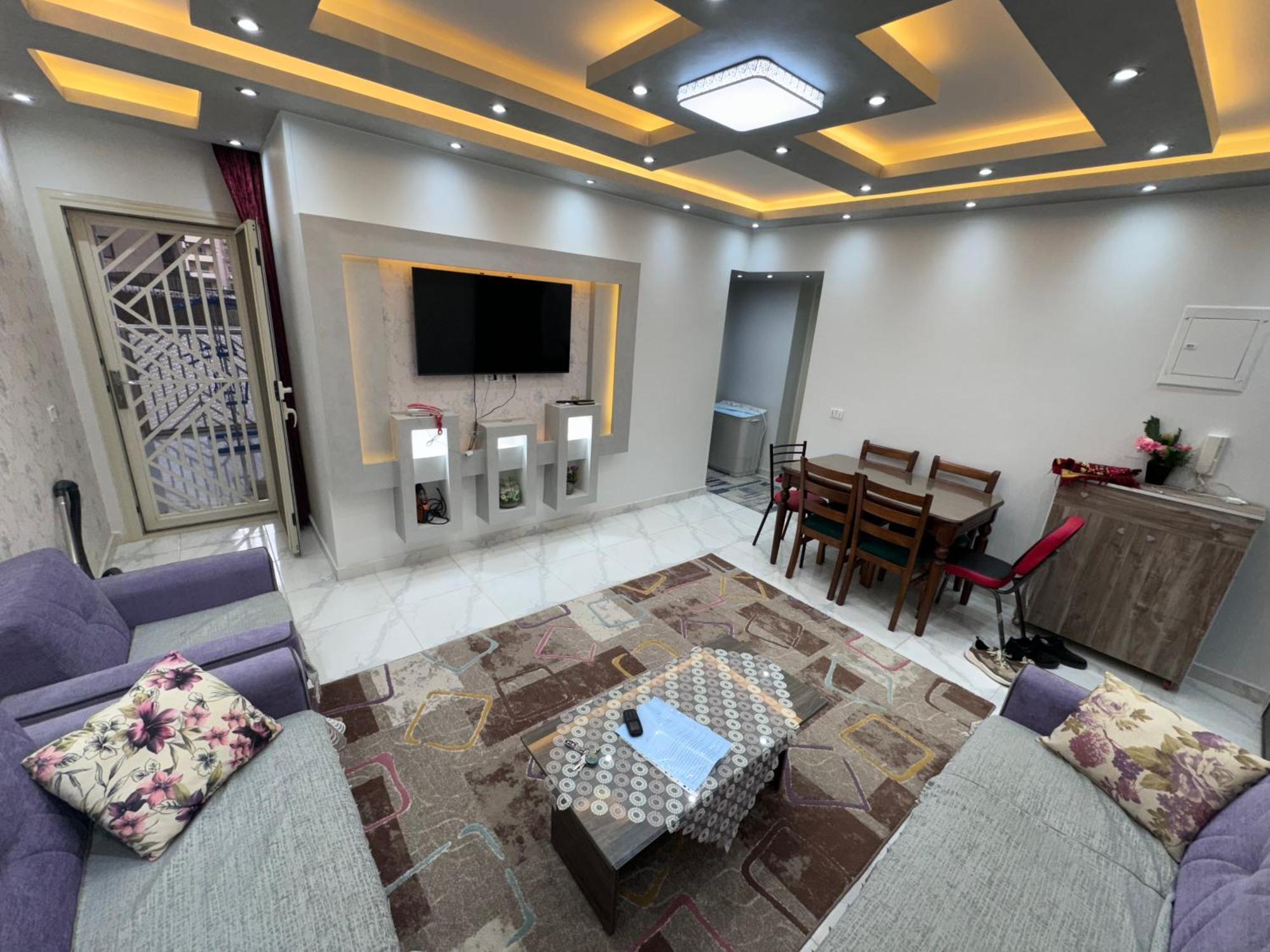 شقه غرفتين وصاله بمدينة نصر الواحه Apartment