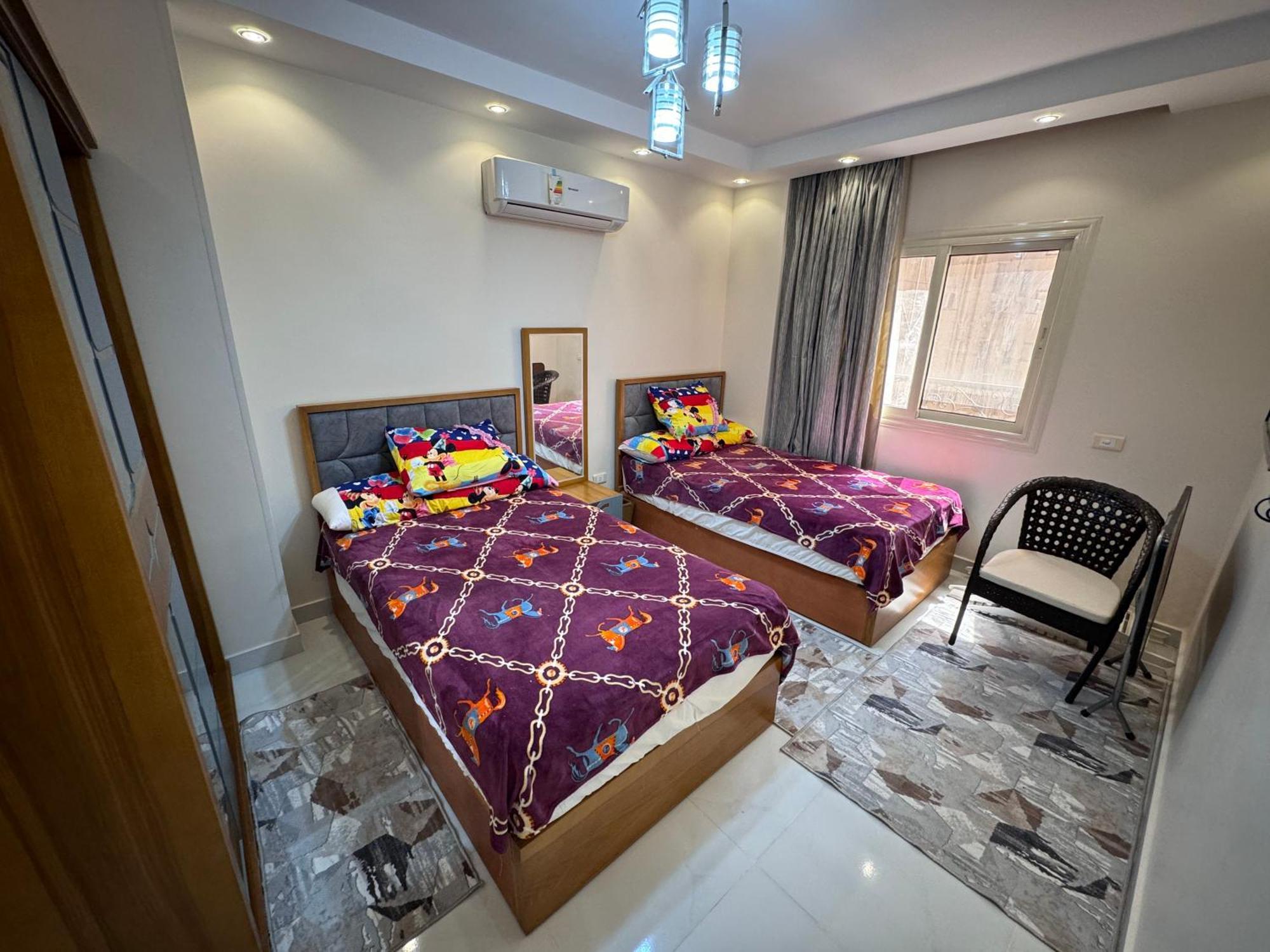 Apartment شقه غرفتين وصاله بمدينة نصر الواحه *